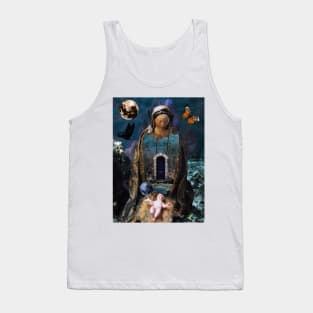 Jesus Christ Mother Mary Bible Statue Holy Spirit Tank Top